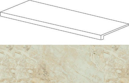 Privilege Avorio Scalino Frontale 33x120 (620070000918) Керамогранит
