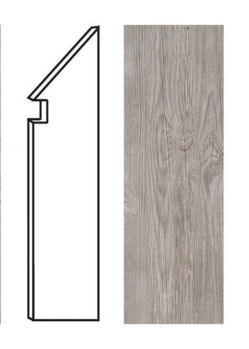 Плинтус Axi Silver Fir Battiscopa Sag. DX (ANMC)