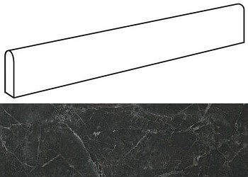 Плинтус Marvel Noir St.Laurent Battiscopa matt (ADV8)