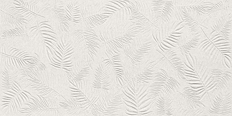 Плитка 3D Wall Carve Leaf White 40x80 (A578)