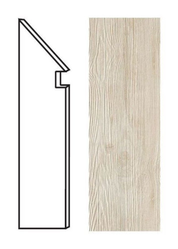 Плинтус Axi White Pine Battiscopa Sag. SX (ANMG)