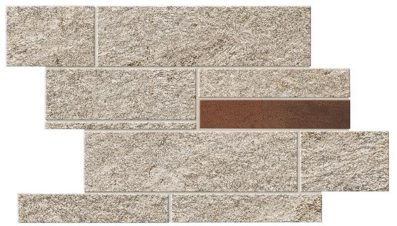 Мозаика Norde Platino Brick Corten (A598)