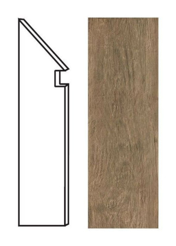 Плинтус Axi Brown Chestnut Battiscopa Sag. SX (ANMH)