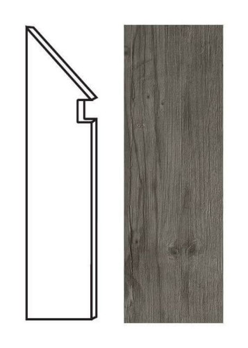 Плинтус Axi Grey Timber Battiscopa Sag. SX (ANMK)