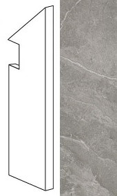 Плинтус Marvel Grey Fleury Battiscopa Sag. DX (ADX6)