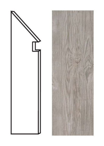 Плинтус Axi Silver Fir Battiscopa Sag. SX (ANML)