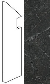 Плинтус Marvel Noir St.Laurent Battiscopa Sag. SX (ADX9)