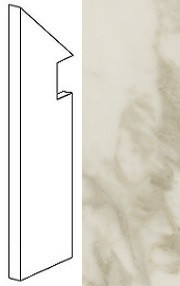 Плинтус Marvel Royal Calacatta Battiscopa Sag.Sx (AFB2) 7.2x30