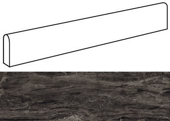 Плинтус Marvel Absolute Brown Battiscopa Lapp. (AFBC) 7.2x60