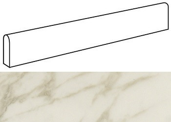 Плинтус Marvel Royal Calacatta Battisc. Dig. Matt (AFBM) 4.6x60