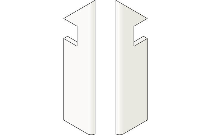 Плинтус Kone White Battiscopa Sag.SX (AUOY)