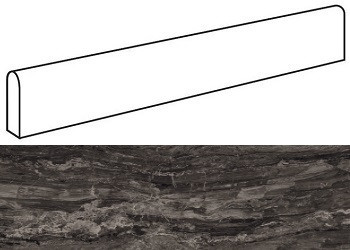 Плинтус Marvel Absolute Brown Battisc. Dig. Lap. (AFBQ) 4.6x60