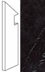 Плинтус Marvel Nero Marquina Battiscopa Sag. SX (ATEN)