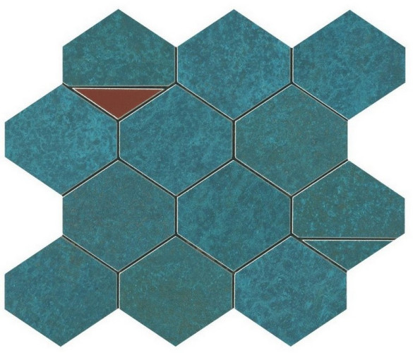 Мозаика Blaze Verdigris Mosaico Nest (9BNV)