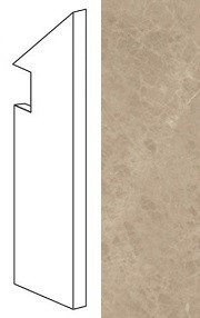 Плинтус Marvel Elegant Sable Battiscopa Sag.dx (AFBT) 7.2x30