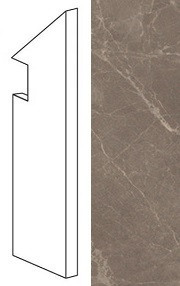 Плинтус Marvel Gris Supreme Battiscopa Sag.dx (AFBV) 7.2x30