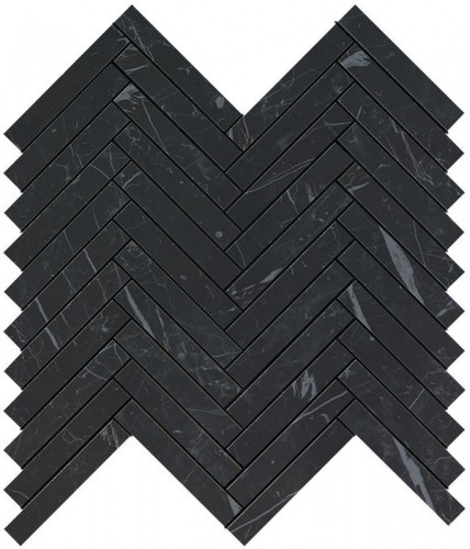 Мозаика Marvel Nero Marquina Herringbone Wall (9SHN)