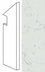 Плинтус Marvel Carrara Pure Battiscopa Sag. DX (ATER)