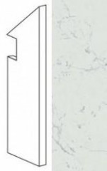 Плинтус Marvel Carrara Pure Battiscopa Sag. DX (ATER)