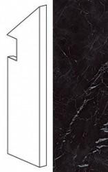 Плинтус Marvel Nero Marquina Battiscopa Sag. DX (ATES)