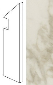 Плинтус Marvel Royal Calacatta Battiscopa Sag.dx (AFBX) 7.2x30