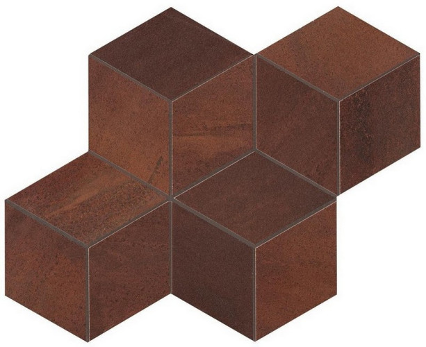 Мозаика Blaze Corten Mosaico Esagono Matt (A0UP)