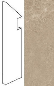 Плинтус Marvel Elegant Sable Battiscopa Sag.Sx (AFBZ) 7.2x30