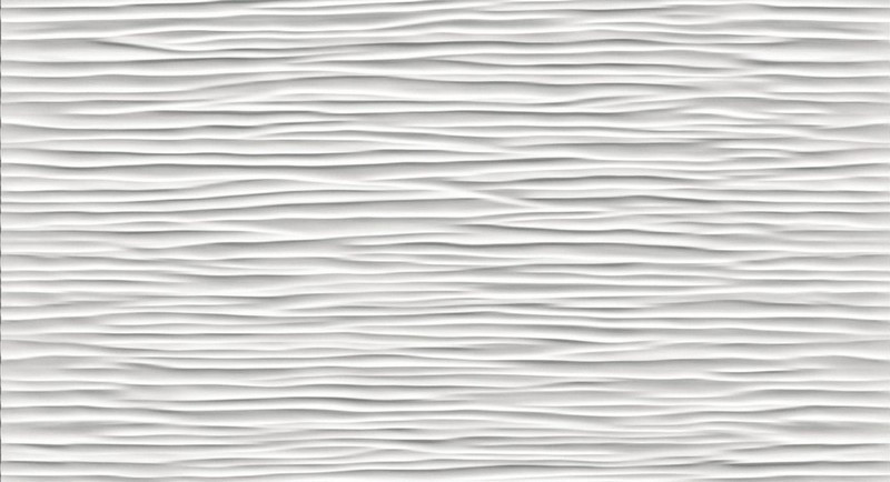 Плитка 3D Wave White Matt 30.5x56 (9D5W)