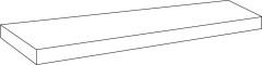 Ступень Ринашенте Фьюжн Кальче угловая левая 33x160