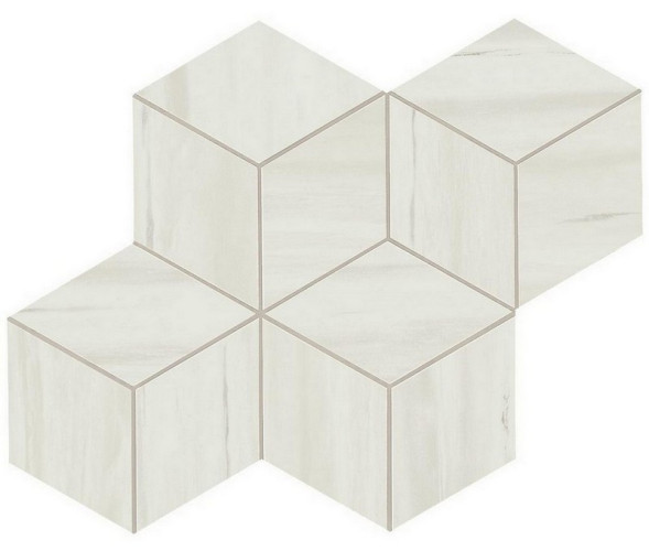 Мозаика Marvel Bianco Dolomite Mosaico Esag. Lapp. (AS2G)