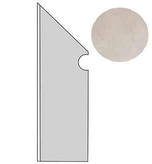 Плинтус Dwell Pearl Battiscopa Sag. SX (A1LF)