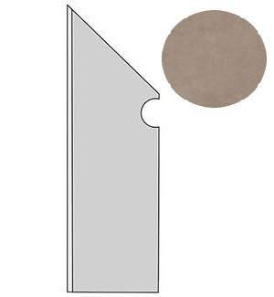 Плинтус Dwell Greige Battiscopa Sag. SX (A1LH)