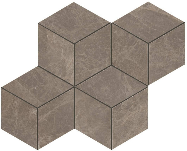 Мозаика Marvel Gris Supreme Mos. Esagono Lap. (AEPK) 30x35