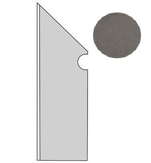 Плинтус Dwell Smoke Battiscopa Sag. SX (A1LJ)