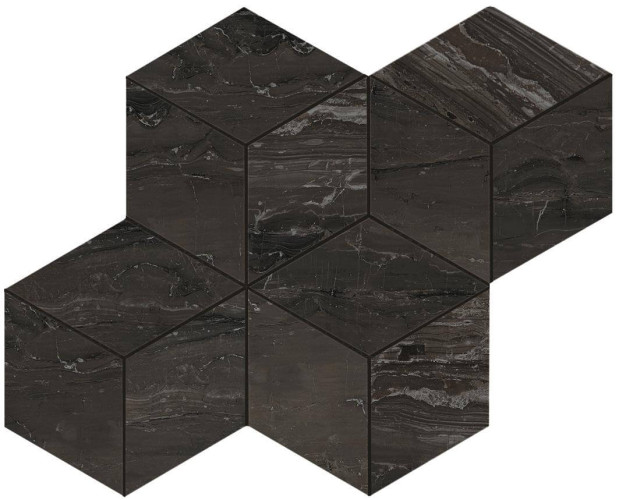 Мозаика Marvel Absolute Brown Mos. Esagono Lap. (AEPL) 30x35