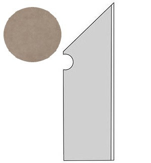 Плинтус Dwell Greige Battiscopa Sag. DX (A1LN)