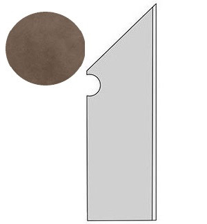 Плинтус Dwell Brown Leather Battiscopa Sag. DX (A1LO)