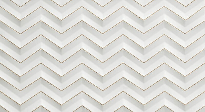 Плитка 3D White Chevron Glitter Matt (600080000407)