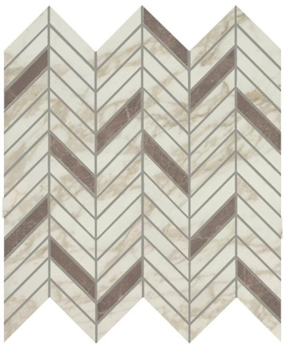 Мозаика Marvel Royal Calacatta Mosaico Twill Lap. (AEPS) 30x31