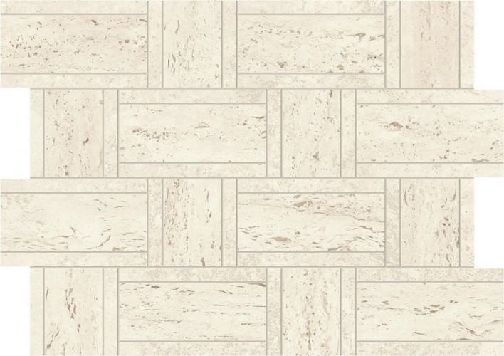Мозаика Marvel White Mosaico Basketweave (AF9M)