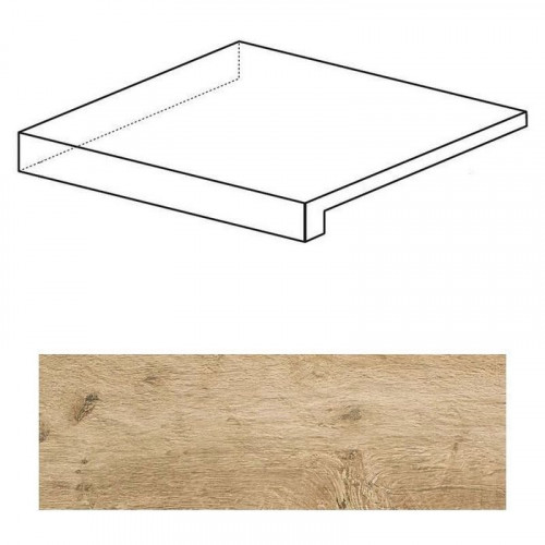 Ступень Axi Golden Oak Scalino Angolare SX (ANL5)