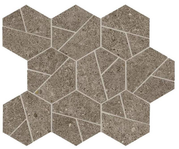 Мозаика Boost Stone Taupe Mosaico Hex (A7CX)