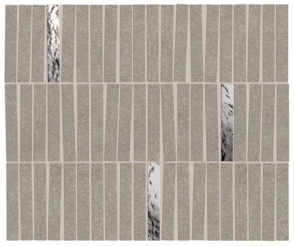 Мозаика Boost Mineral Grey Mosaico Domino Lux (AIHI)