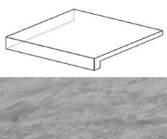 Ступень Marvel Bardiglio Grey Scalino Ang. SX (ATEA)