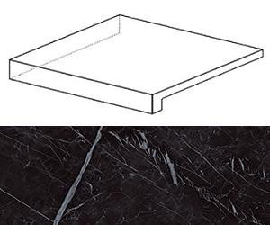 Ступень Marvel Nero Marquina Scalino Ang. SX (ATED)