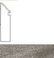 Плинтус Klif Grey Battiscopa Sag.DX. (AN4J)