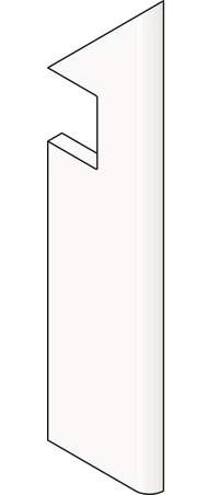 Плинтус Boost Natural Kaolin Battiscopa Sag.Dx (A7D9)